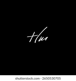 


Logotipo de Vector de la firma inicial de Hm