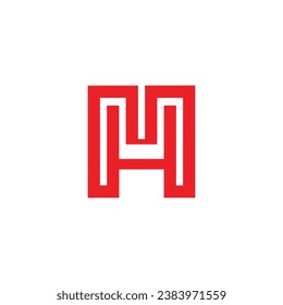 HM letter creative logo design icon
