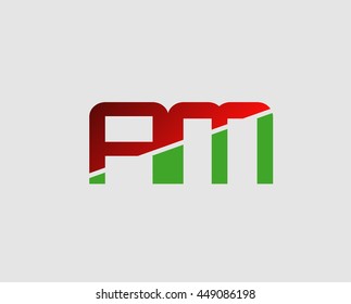 HM letter initial company M logo
