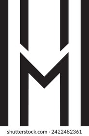 HM logo design, icon, symbol, vector file logo, 