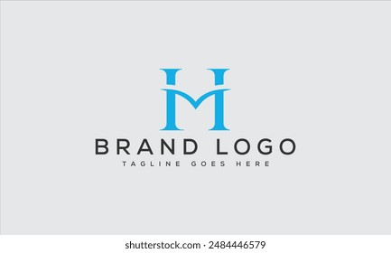 HM logo design vector template design for brand