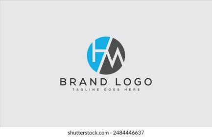 HM logo design vector template design for brand