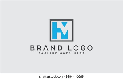 HM logo design vector template design for brand