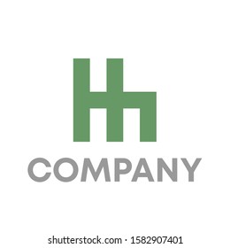 hm logo icon design template sign