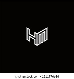 HM Logo Letter initial Designs Templete