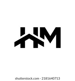hm logo vector illustration isolated background