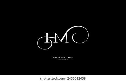 HM, MH, H, M, Abstract Letters Logo Monogram