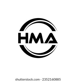 HMA Logo Design, Inspiration for a Unique Identity. Modern Elegance and Creative Design. Watermark Your Success with the Striking this Logo.