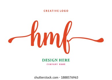 HMF lettering logo is simple, easy to understand and authoritative
