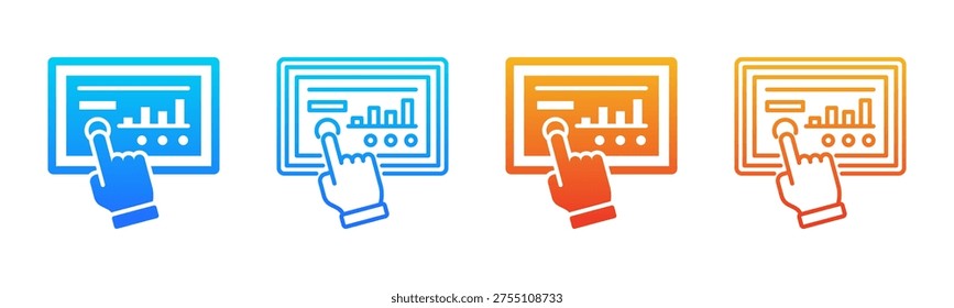 HMI Panel icon sheet multiple style collection