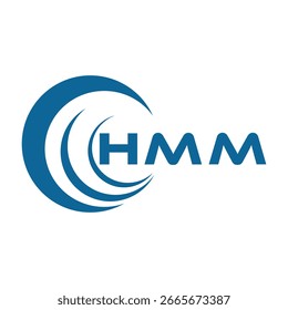 HMM letter design. HMM letter technology logo design on a white background. HMM Monogram logo design for an entrepreneur and business.