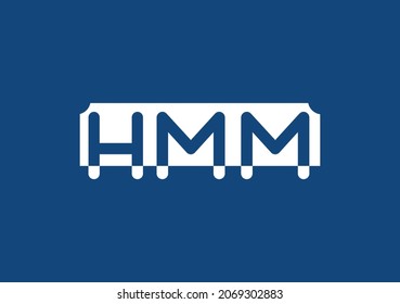 HMM Letter Logo And Icon Design Template