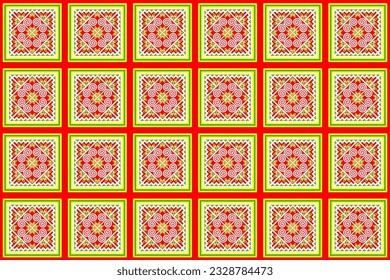 Hmong cloth pattern, good for background and colour full. It like snails on the flowers
