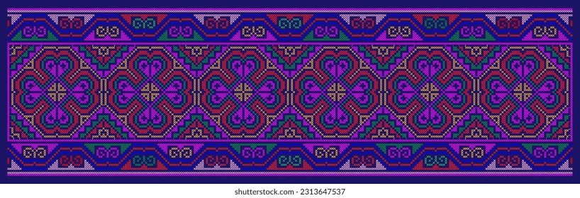 hmong embroidery and texture art