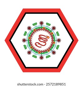 HMPV Virus in White Background. Human Metapneumovirus. Visualizing the Impact of HMPV on the Lungs. Human metapneumovirus concept design on White backdrop, what is vector illustration file