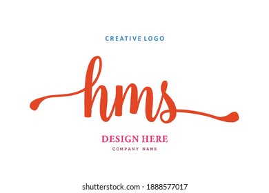 HMS lettering logo is simple, easy to understand and authoritative