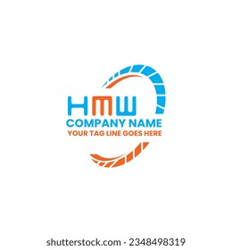HMW letter logo creative design with vector graphic, HMW simple and modern logo. HMW luxurious alphabet design  