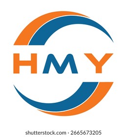 HMY letter design. HMY letter technology logo design on a white background. HMY Monogram logo design for an entrepreneur and business.