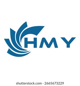HMY letter design. HMY letter technology logo design on a white background. HMY Monogram logo design for an entrepreneur and business.
