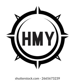 HMY diseño de la letra. Diseño del logotipo de la tecnología de la letra de HMY en un fondo blanco. HMY Diseño de logotipo de monograma para un emprendedor y negocio.