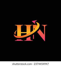 HN aerospace creative logo design