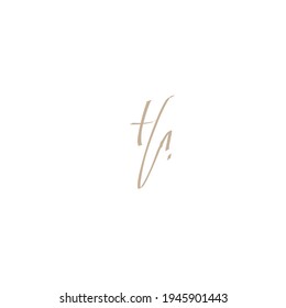 HN-Logo für die erste Handschrift für die Identität