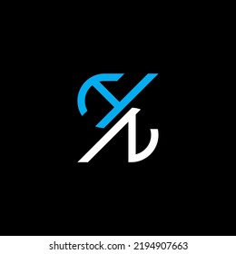 HN letter logo creative design with vector graphic, HN simple and modern logo.