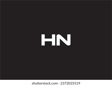 hn letter logo and monogram design