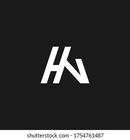 HN logotype vektor, initialer HN-Buchstabe vektor