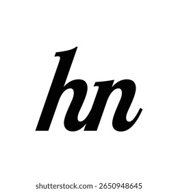 hn design de logotipo minimalista moderno intemporal que combina simplicidade e elegância, ideal para empresas que buscam uma identidade de marca limpa, profissional e duradoura em plataformas digitais e de impressão.