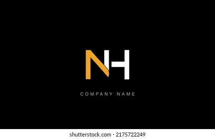 Hn Nh Alphabet Letters Logo Monogram Stock Vector (Royalty Free ...