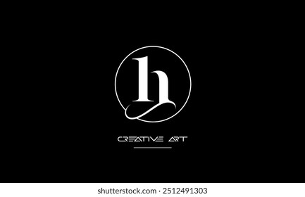 HN, NH, H, N letras abstratas monograma de logotipo