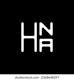 HNA letter logo vector design, HNA simple and modern logo. HNA luxurious alphabet design  