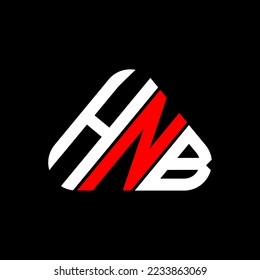 HNB letter logo creative design with vector graphic, HNB simple and modern logo.