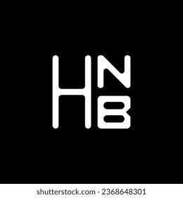HNB letter logo vector design, HNB simple and modern logo. HNB luxurious alphabet design  