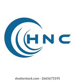 HNC letter design. HNC letter technology logo design on a white background. HNC Monogram logo design for an entrepreneur and business.
