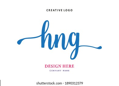 HNG lettering logo is simple, easy to understand and authoritative