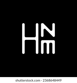 HNM letter logo vector design, HNM simple and modern logo. HNM luxurious alphabet design  