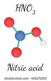 HNO3 nitric acid molecule