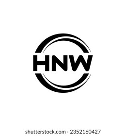 HNW Logo Design, Inspiration for a Unique Identity. Modern Elegance and Creative Design. Watermark Your Success with the Striking this Logo.