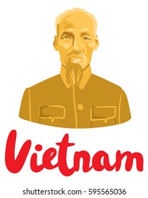 Ho Chi Minh Bust and Vietnam Type