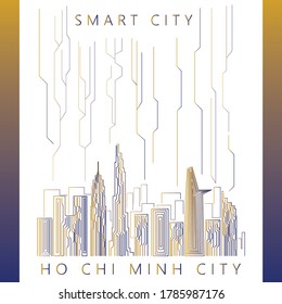 Ho Chi Minh city smart city in vertical