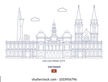 Ho Chi Minh Linear City Skyline, Vietnam