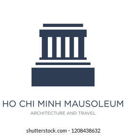 Ho chi minh mausoleum icon. Trendy flat vector Ho chi minh mausoleum icon on white background from Architecture and Travel collection, vector illustration can be use for web and mobile, eps10