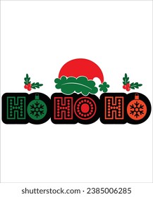Ho Ho Ho Christmas T-shirt,Svg Cut File