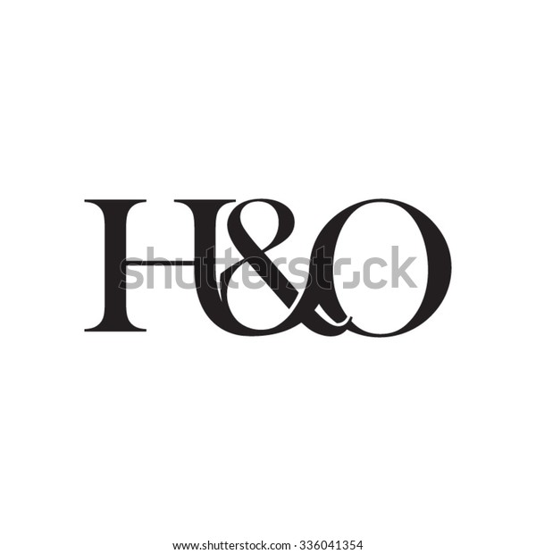 Ho Initial Logo Ampersand Monogram Logo Stock Vector Royalty Free