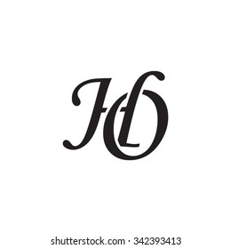 Ho Initial Monogram Logo Stock Vector (Royalty Free) 342393413 ...