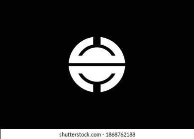 HO letter logo design on luxury background. OH monogram initials letter logo concept. HO icon design. OH elegant and Professional white color letter icon design on black background. H O