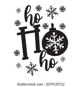 ho ho ho logo inspirational quotes typography lettering design