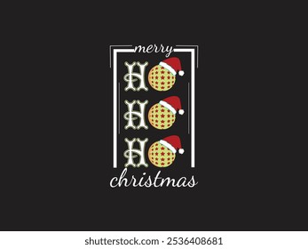 Ho Ho Ho Merry Christmas Funny, Vector, Script Typo, Creative T-shirt Design